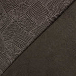 Jacquard Ameublement Feuilles Marron Foncé - Ribes y Casals