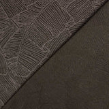 Jacquard Ameublement Feuilles Marron Foncé - Ribes y Casals