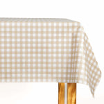 Toile cirée à carreaux beige et blanc - Ribes y Casals