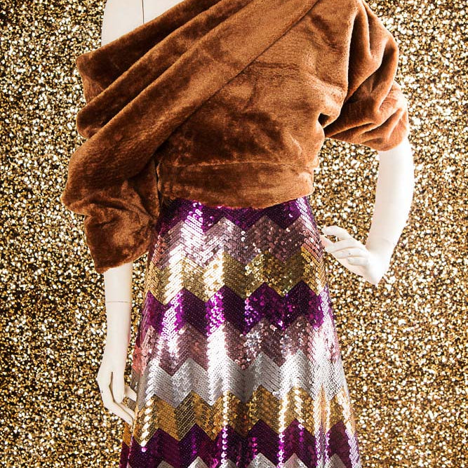 Paillettes Missoni Lycra Fuchsia - Ribes y Casals