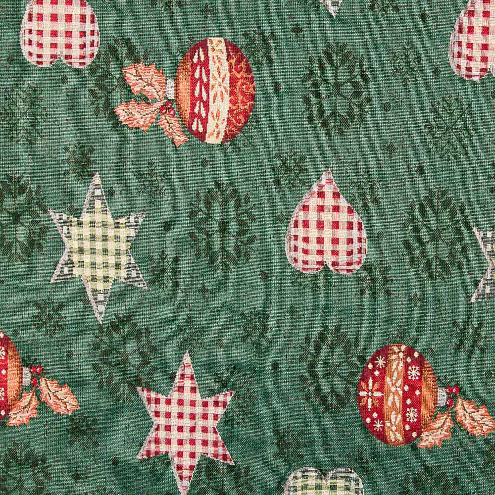 Tapisserie Noël Lurex Vert - Ribes y Casals