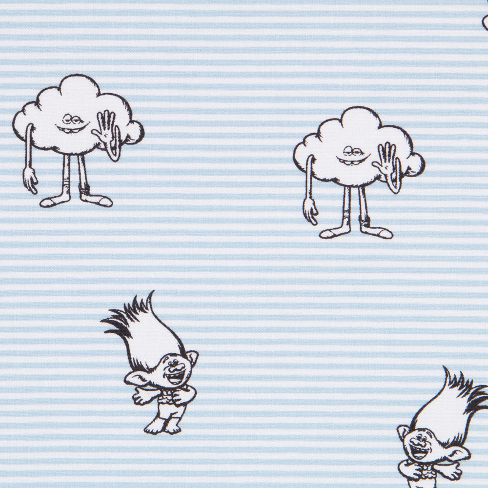 Popeline Trolls Bleu - Ribes y Casals