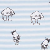 Popeline Trolls Bleu - Ribes y Casals