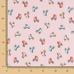 Popeline Pink Skates - Ribes y Casals