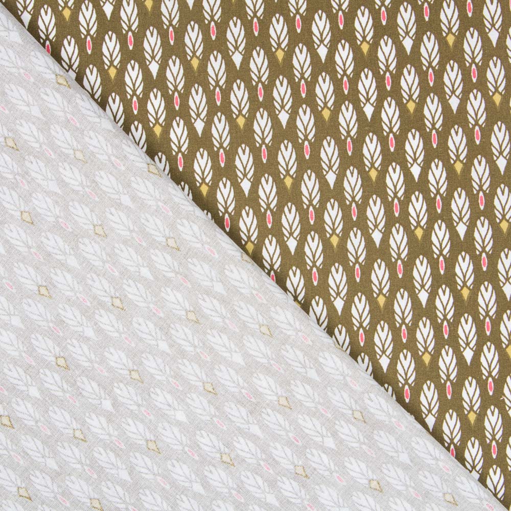 Popeline Plume Mini Doré - Ribes y Casals