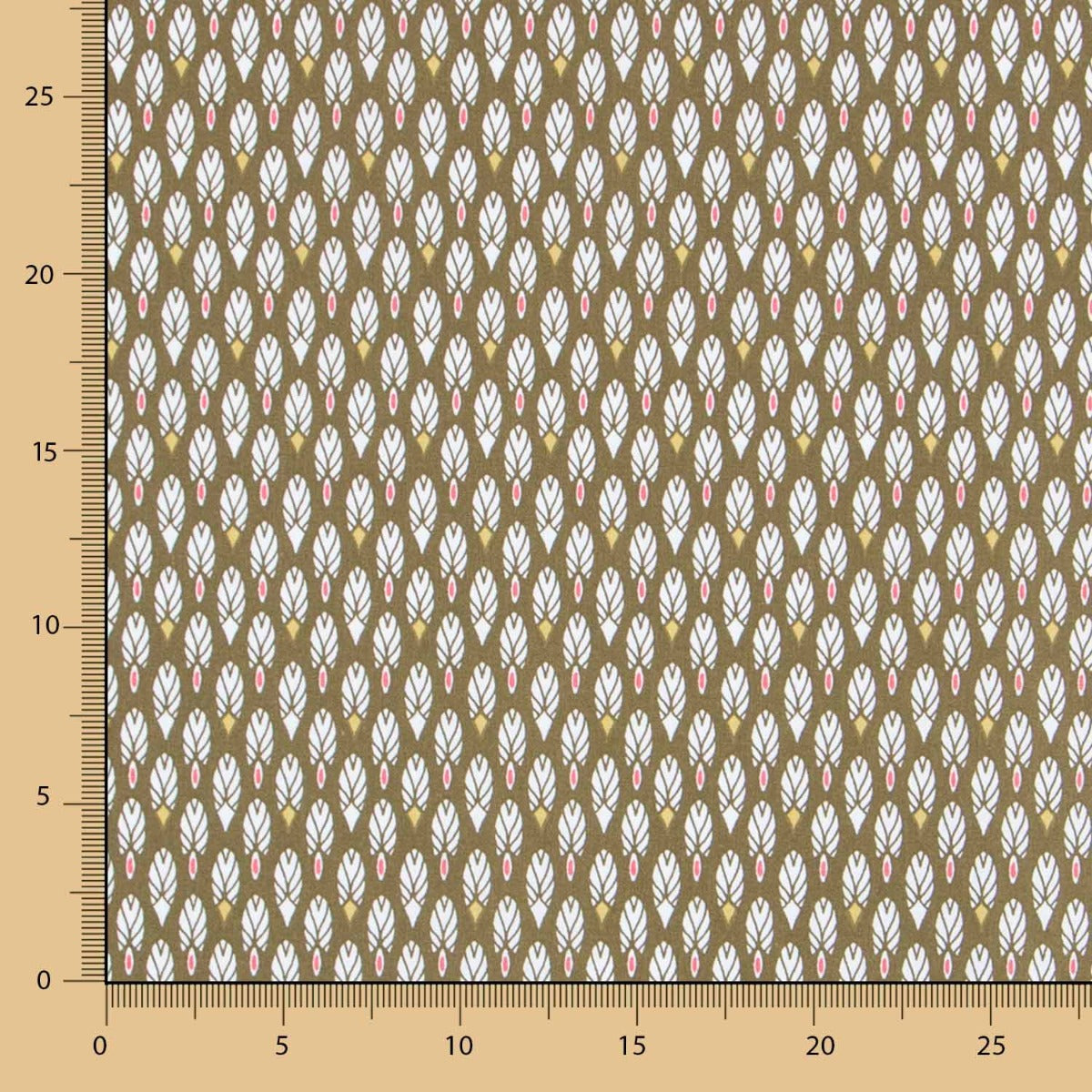 Popeline Plume Mini Doré - Ribes y Casals