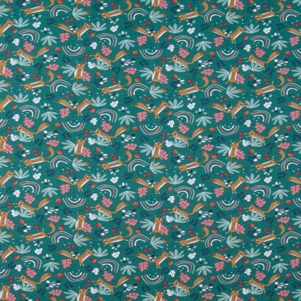 Tricot Coton Vert Jungle - Ribes y Casals