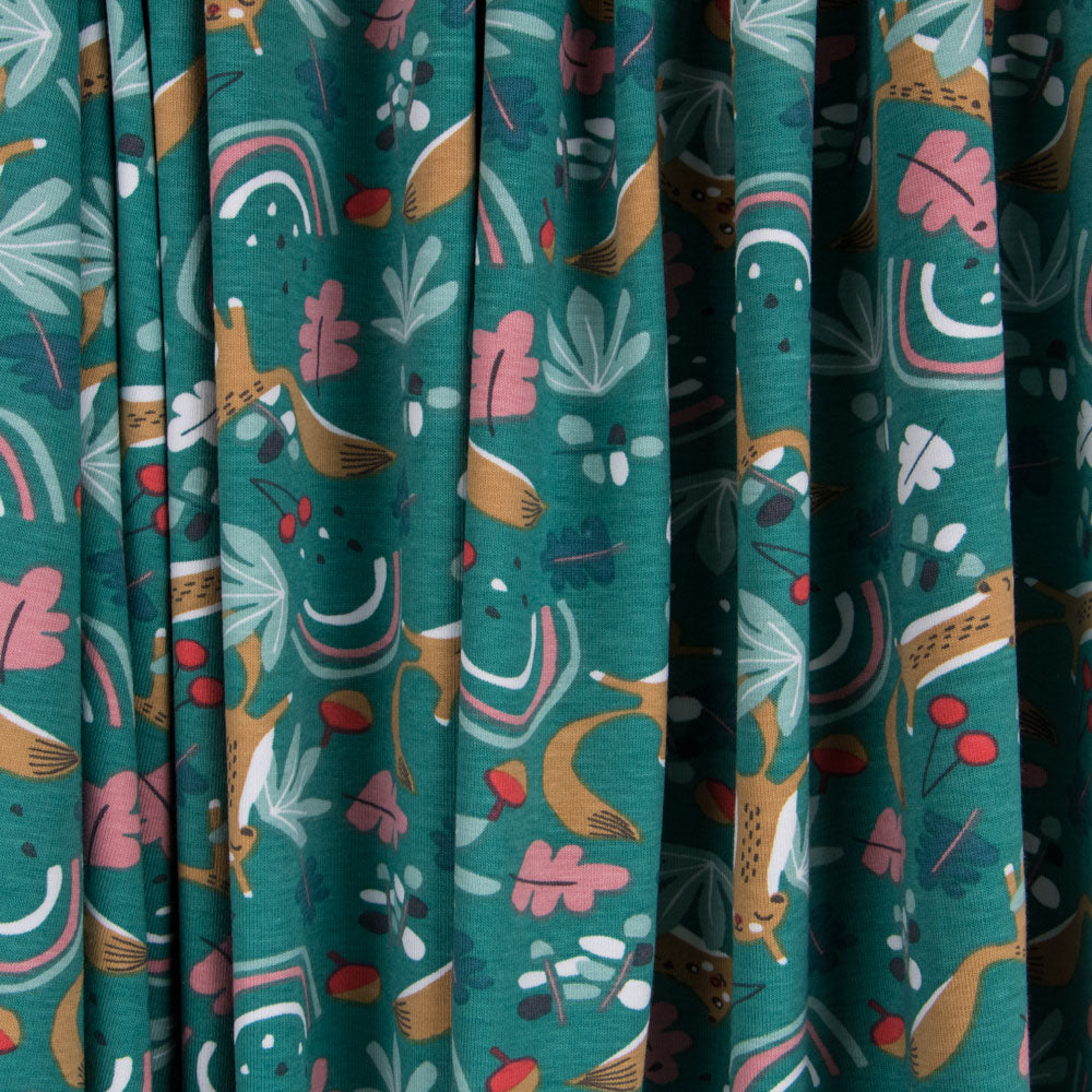 Tricot Coton Vert Jungle - Ribes y Casals