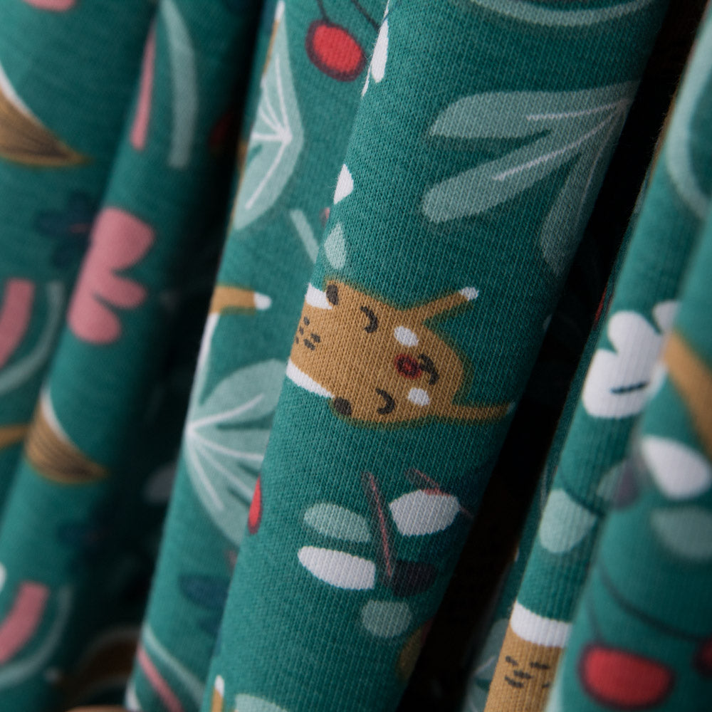 Tricot Coton Vert Jungle - Ribes y Casals