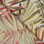 Tissu Ameublement Jacquard Ocre Tropical - Ribes y Casals