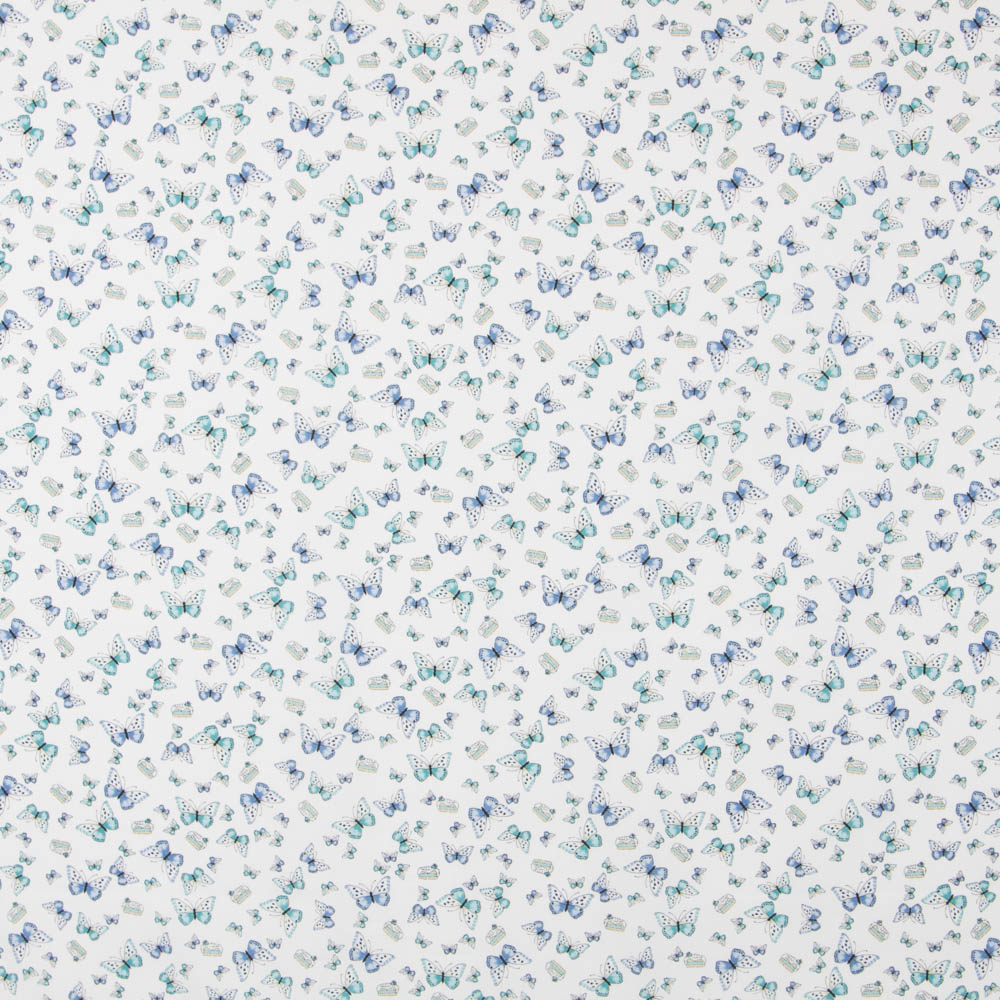 Popelín Orgánico Natura Azul - Ribes y Casals