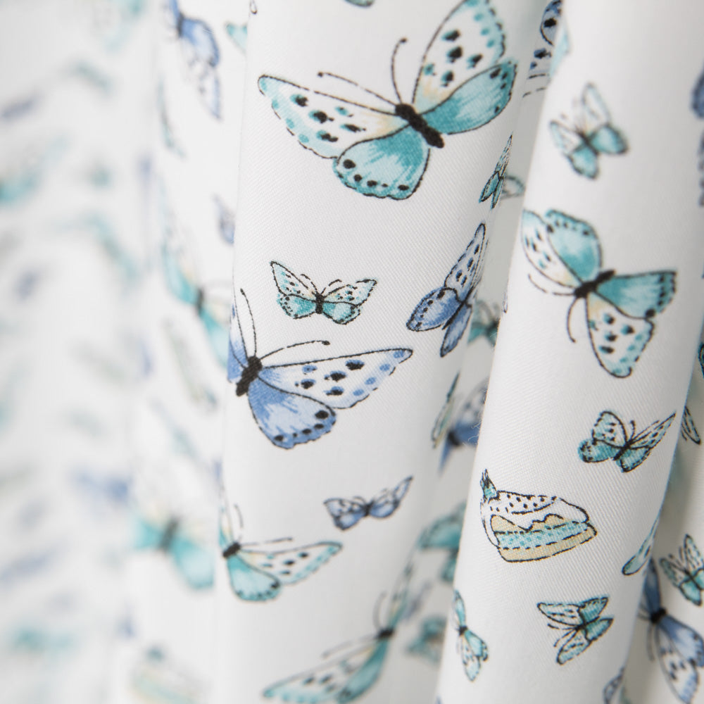 Popelín Orgánico Natura Azul - Ribes y Casals