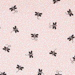 Popelín Orgánico Abejas Naranja - Ribes y Casals