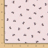 Popelín Orgánico Abejas Naranja - Ribes y Casals