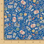 Popeline Infirmières Bleu - Ribes y Casals