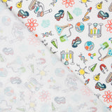 Popeline Science Blanc - Ribes y Casals