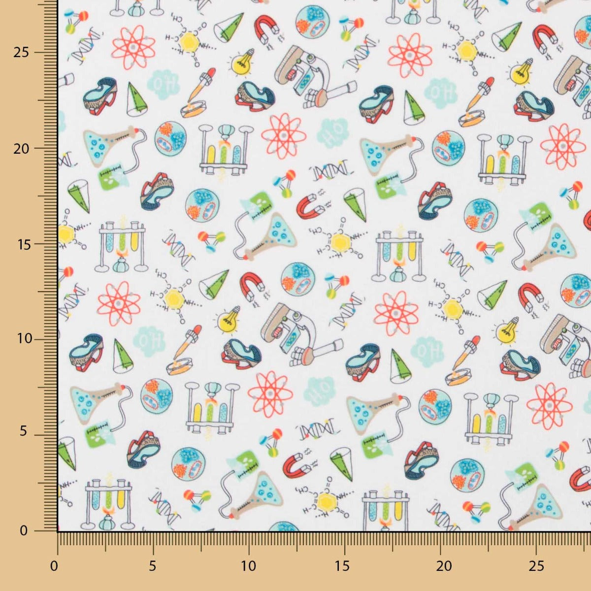 Popeline Science Blanc - Ribes y Casals