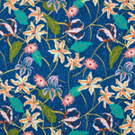 Viscose Bleu Foncé Tropical - Ribes y Casals