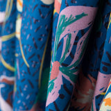 Viscose Bleu Foncé Tropical - Ribes y Casals