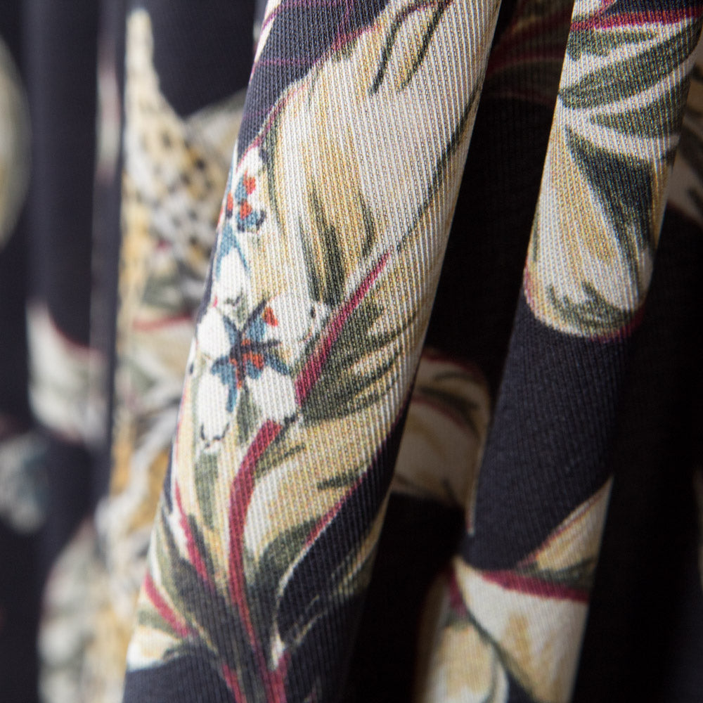 Satin Tigre Bleu Foncé - Ribes y Casals