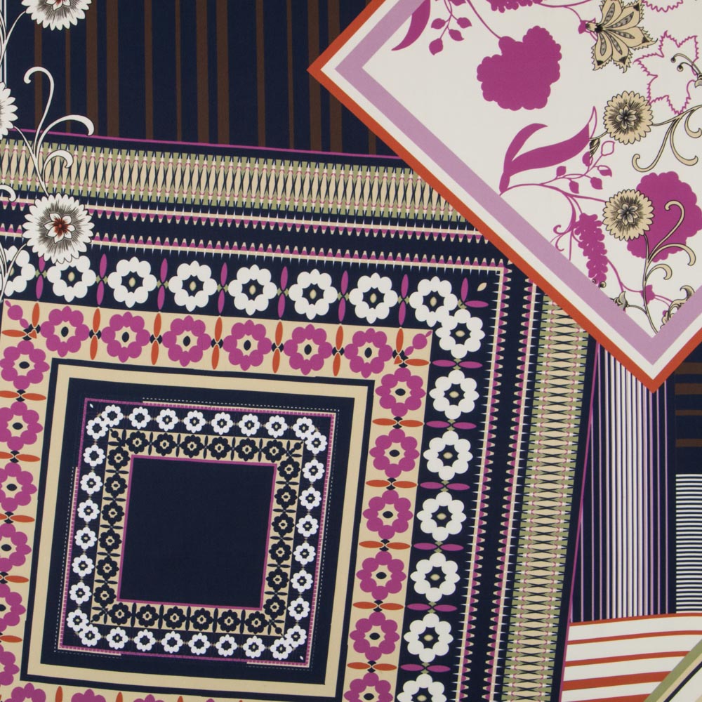 Patchwork Satin Dehli - Ribes y Casals