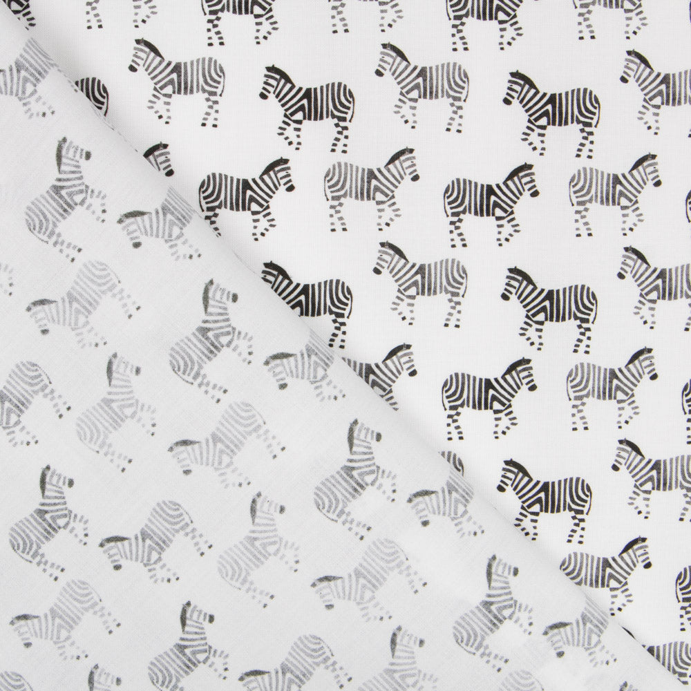 Tissu Coton Antibactérien Zèbres - Ribes y Casals