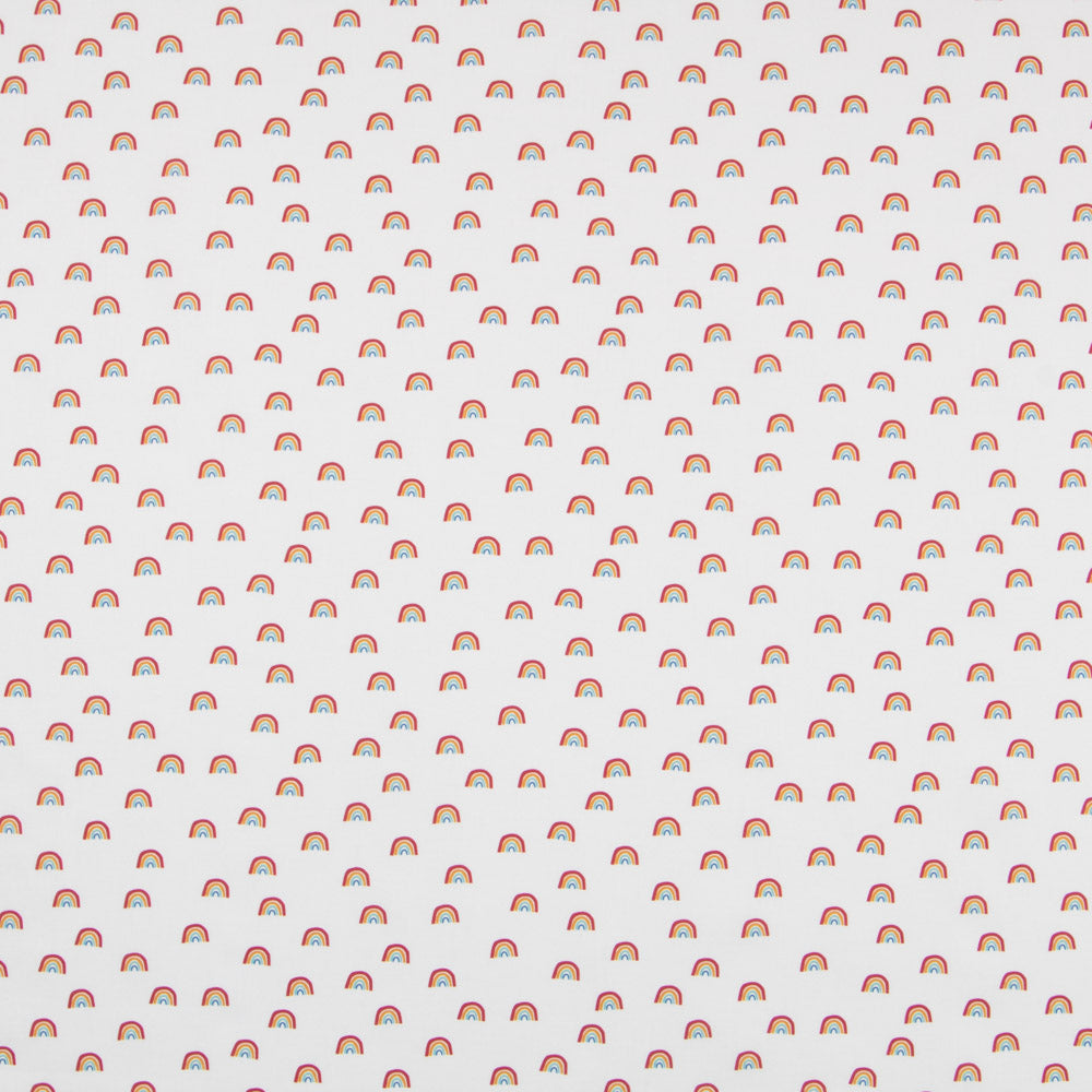 Tissu Coton Antibactérien Arcs Blancs - Ribes y Casals