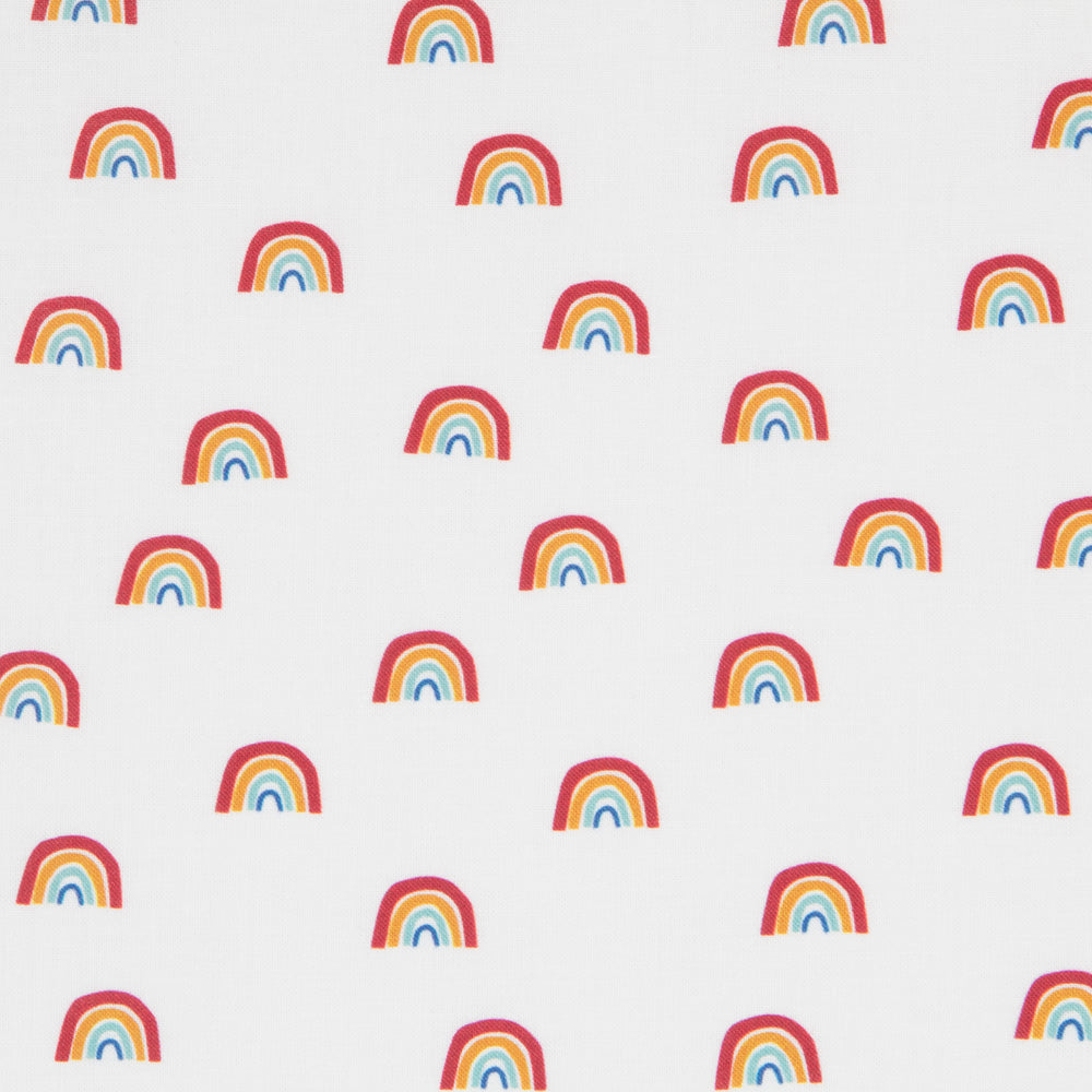 Tissu Coton Antibactérien Arcs Blancs - Ribes y Casals