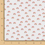 Tissu Coton Antibactérien Arcs Blancs - Ribes y Casals