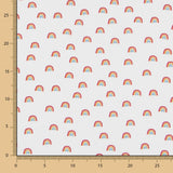 Tissu Coton Antibactérien Arcs Blancs - Ribes y Casals