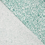 Tissu Coton Antibactérien Fleurs Vertes - Ribes y Casals