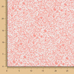 Tissu Coton Antibactérien Fleurs Corail - Ribes y Casals