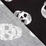 Coton Skulls Cachemire Noir - Ribes y Casals