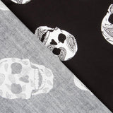 Coton Skulls Cachemire Noir - Ribes y Casals