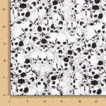 Coton Skulls Warriors Noir - Ribes y Casals