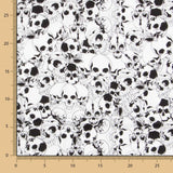 Coton Skulls Warriors Noir - Ribes y Casals