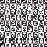 Coton Skulls Pirates Carreaux - Ribes y Casals