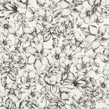 Coton Spandex Fleur Écru - Ribes y Casals