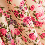 Popeline Bouquet Fleurs Écru - Ribes y Casals