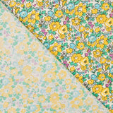 Popeline Fleurettes Jaunes - Ribes y Casals