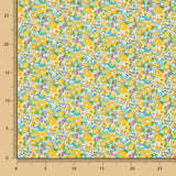 Popeline Fleurettes Jaunes - Ribes y Casals