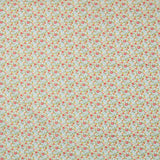 Popeline Fleurs Bleu Rouge - Ribes y Casals