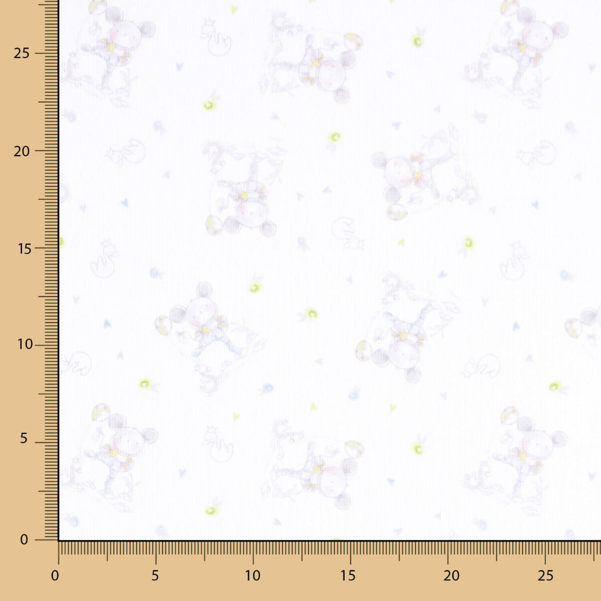 Piqué Pistache Rat Rayures - Ribes y Casals