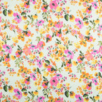 Double Gaze Polyester Flowers Vert - Ribes y Casals