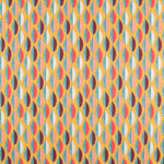 Tissu Coton Plumes Ocre Maxi - Ribes y Casals