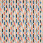 Tissu Coton Maxi Plumes Vertes - Ribes y Casals