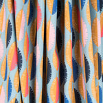 Tissu Coton Maxi Plumes Vertes - Ribes y Casals