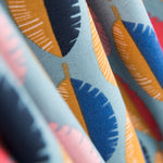 Tissu Coton Maxi Plumes Vertes - Ribes y Casals