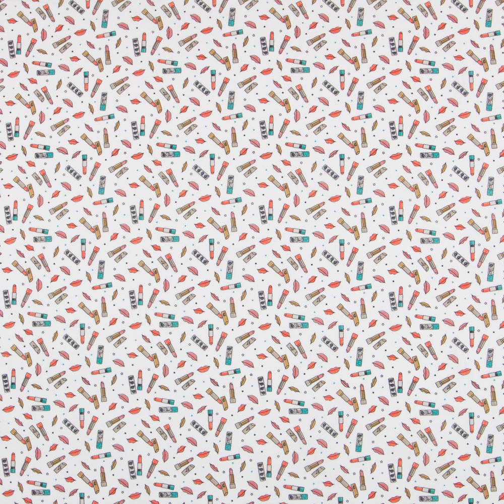 Popeline Rouge A Lèvres Blanc - Ribes y Casals