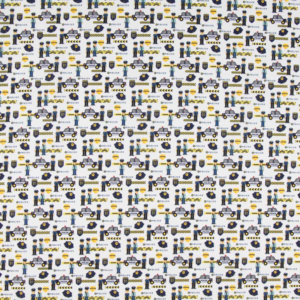 Popeline Police Blanche - Ribes y Casals